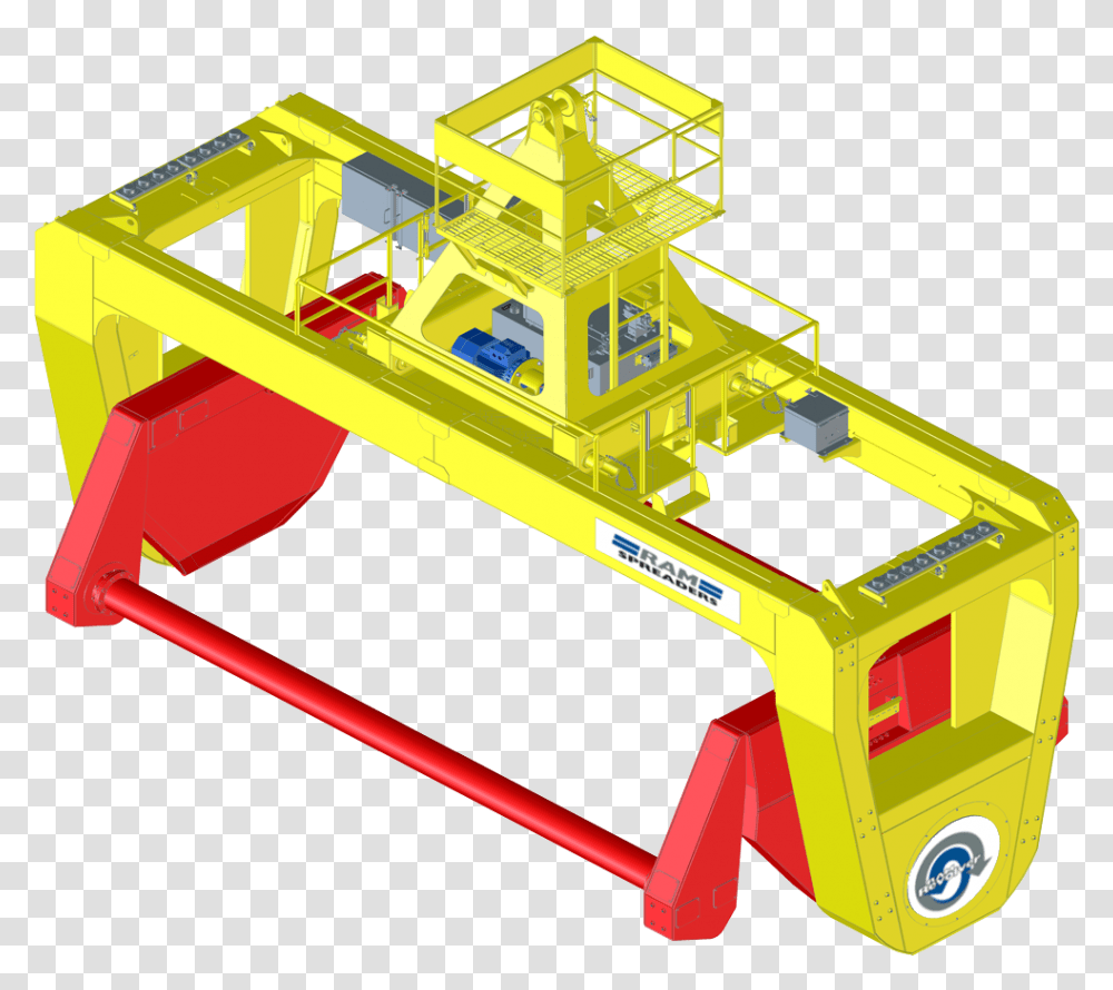 Ram 4121 Mhc Crane Construction Set Toy, Bulldozer, Tractor, Vehicle, Transportation Transparent Png
