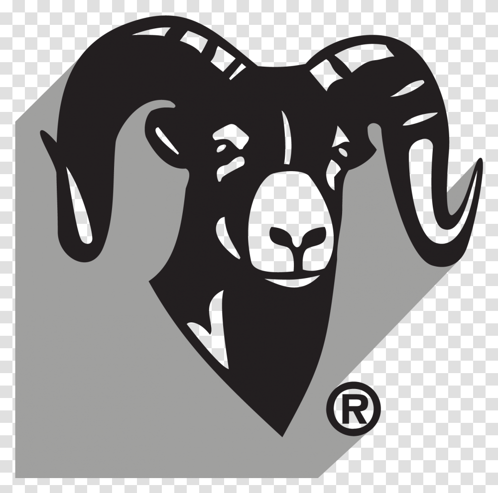 Ram Mount Logo, Animal, Mammal, Stencil Transparent Png