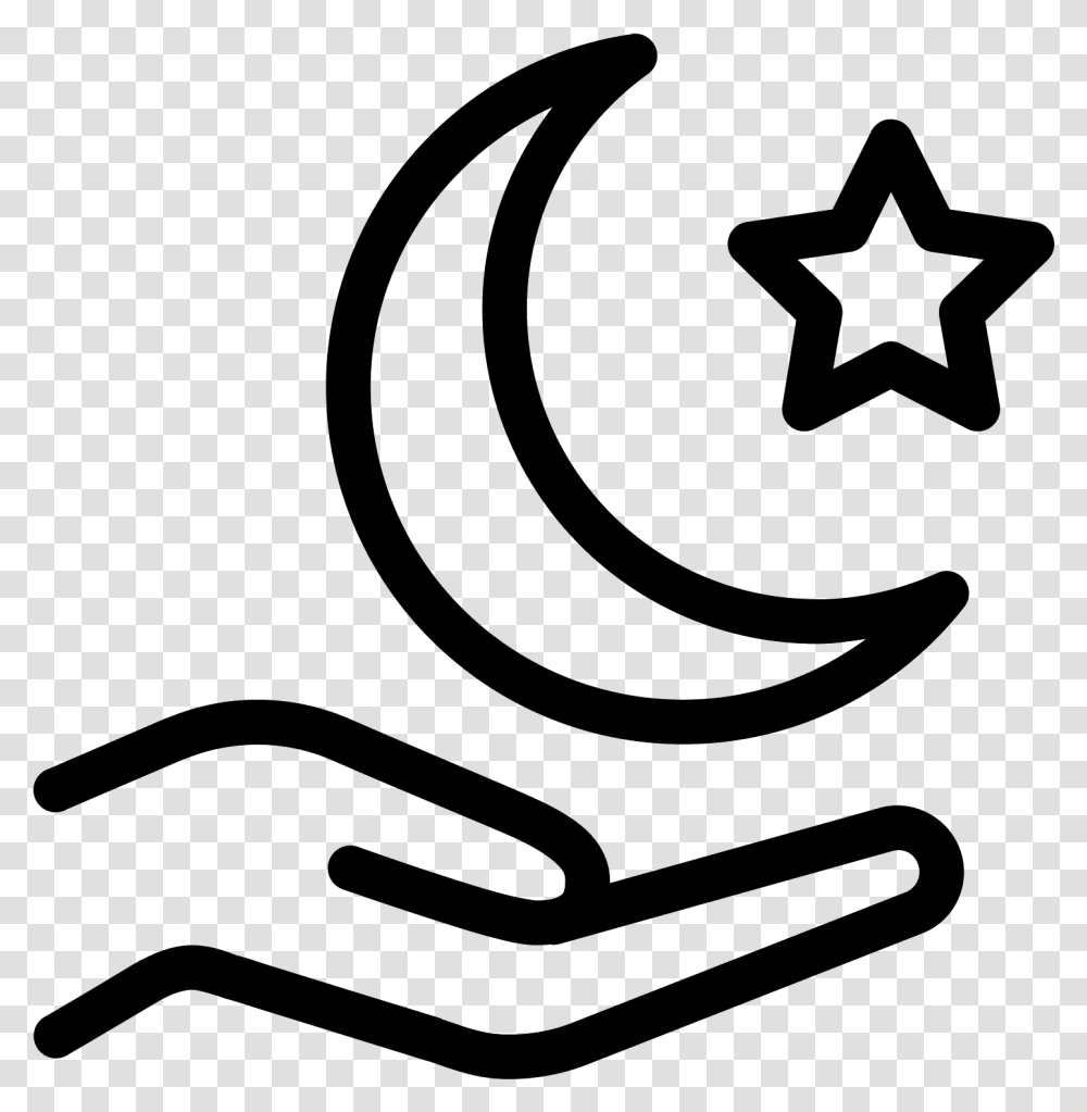 Ramadan Image Moon And Stars Icon, Gray, World Of Warcraft Transparent Png