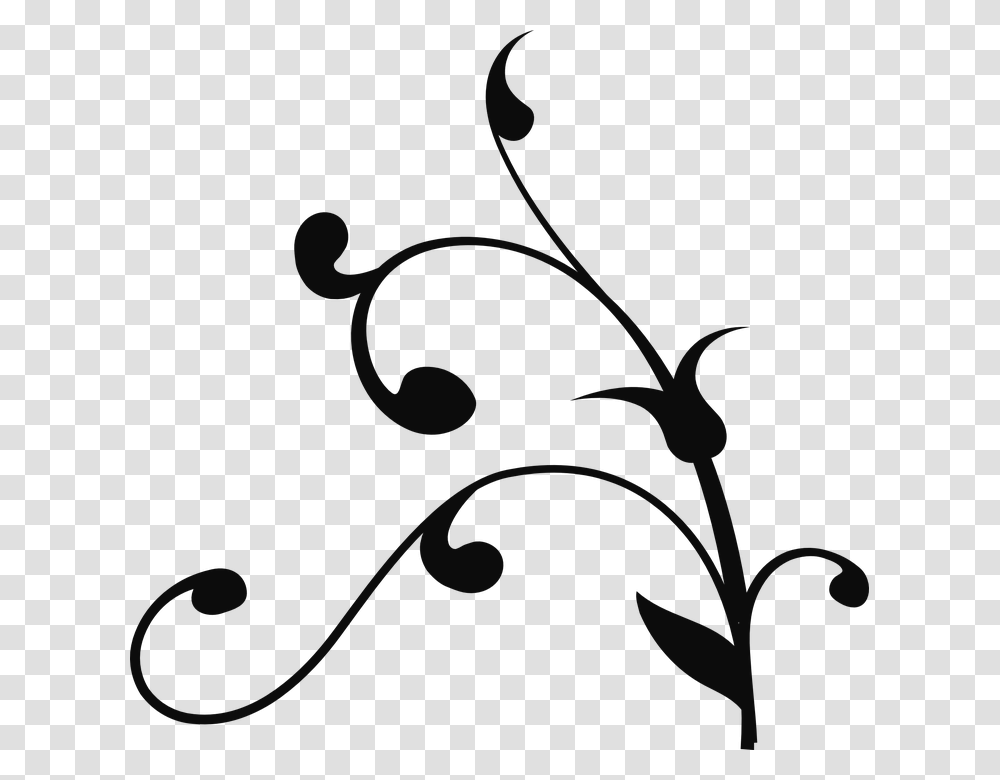 Ramas Vector Blanco Y Negro Image, Floral Design, Pattern Transparent Png