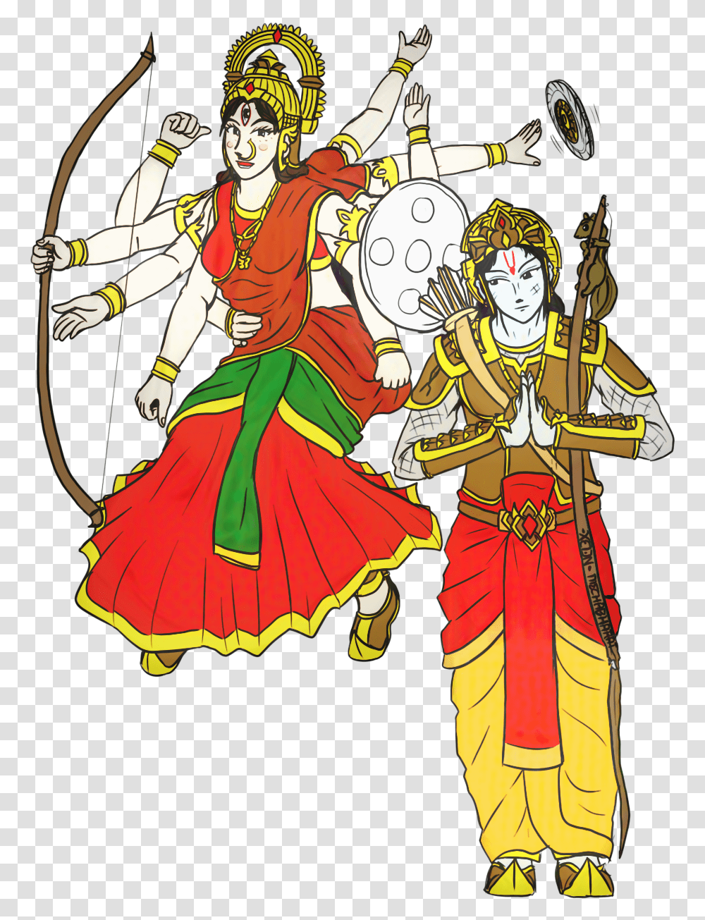 Ramayana Of Ram And Durga, Person, Leisure Activities, Costume, Comics Transparent Png