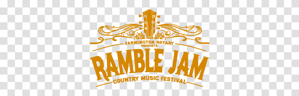 Ramble Jam Country Music Festival Illustration, Text, Leisure Activities, Symbol, Crowd Transparent Png