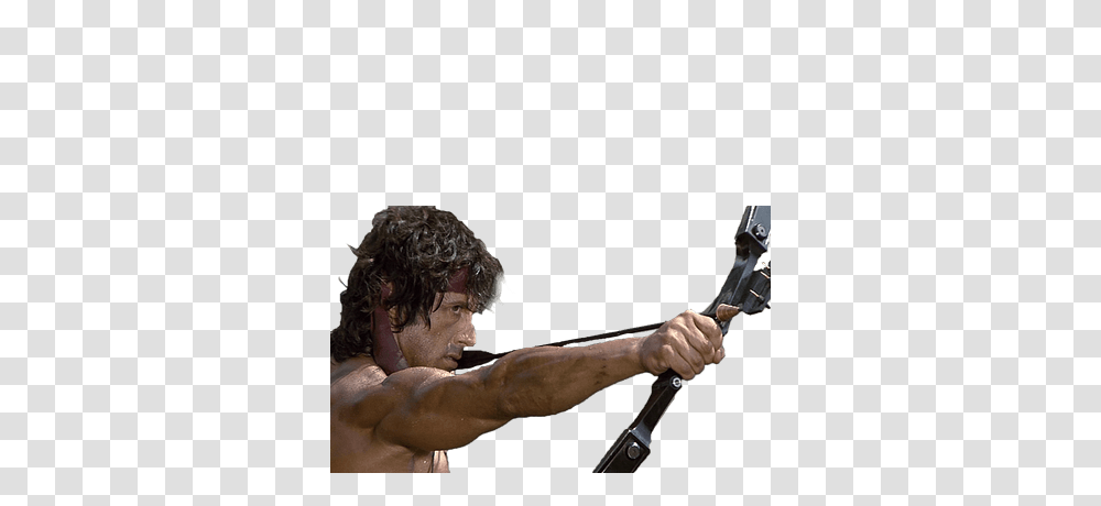 Rambo, Character, Bow, Person, Arrow Transparent Png