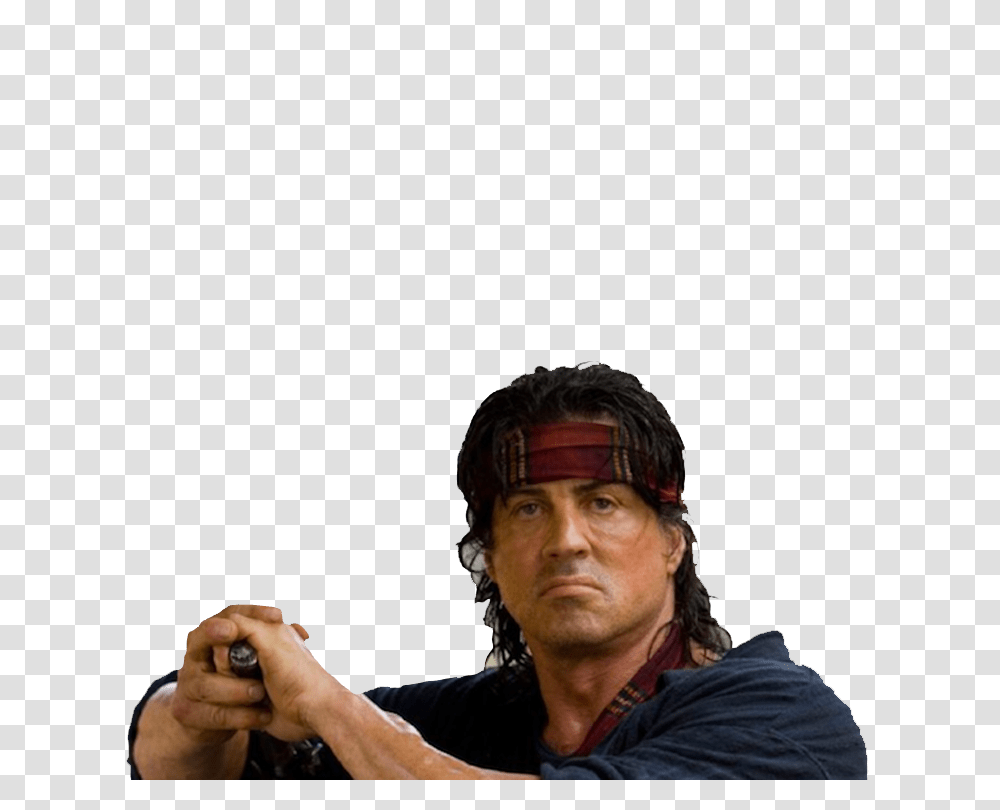 Rambo, Character, Person, Human, Finger Transparent Png