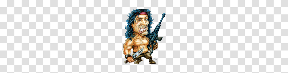 Rambo, Fantasy, Person, Human, Gun Transparent Png