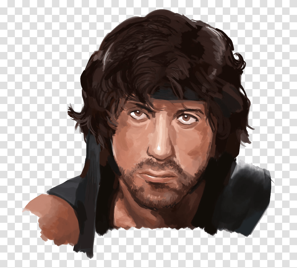 Rambo Rambo Head, Face, Person, Helmet Transparent Png