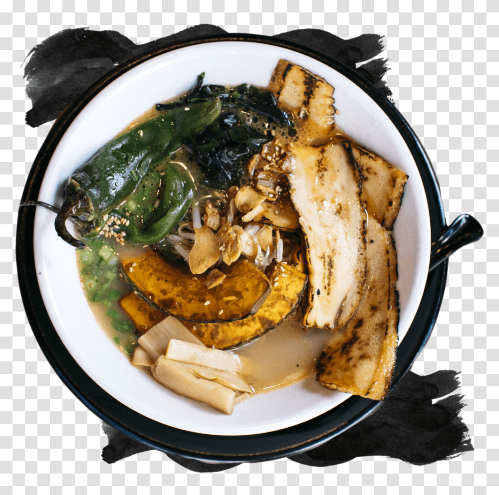 Ramen Collard Greens, Dish, Meal, Food, Bowl Transparent Png