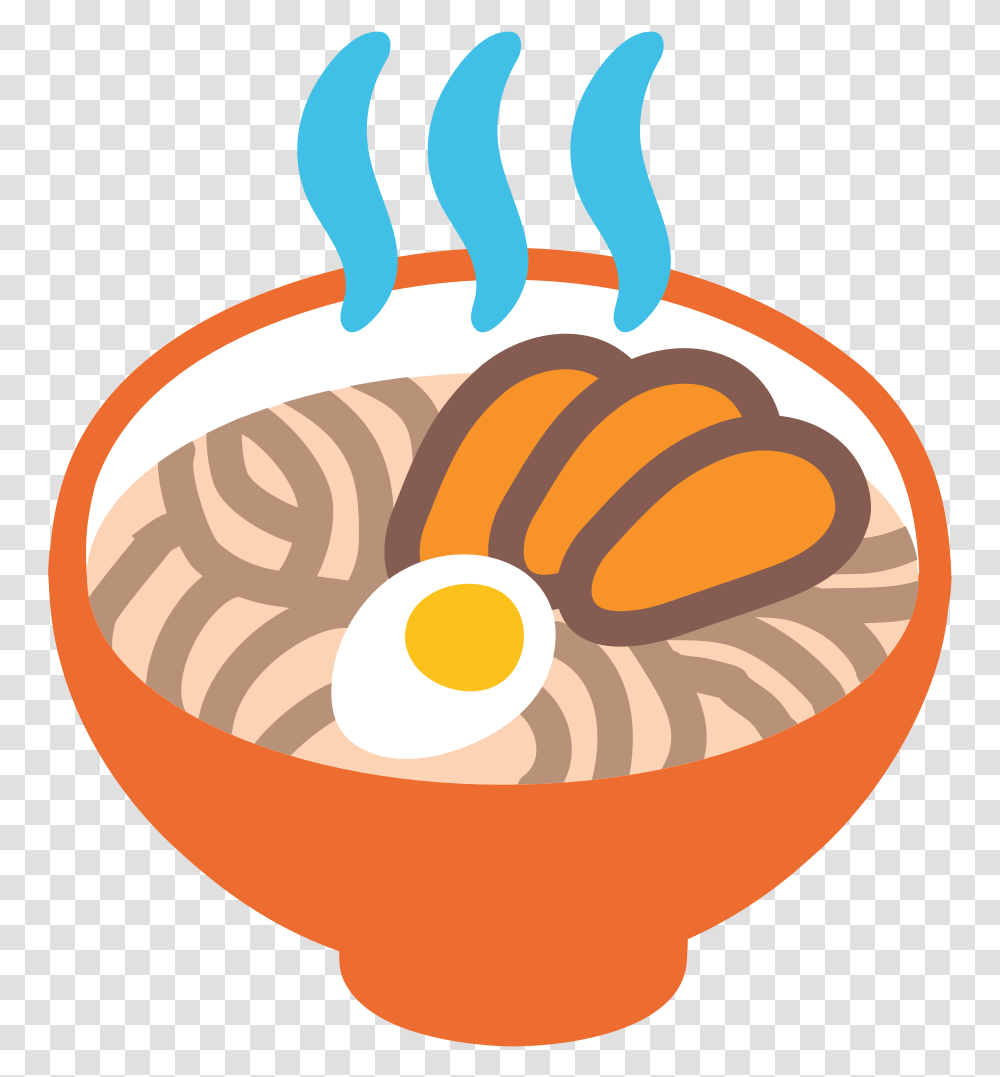 Ramen Emoji, Food, Plant, Egg, Breakfast Transparent Png