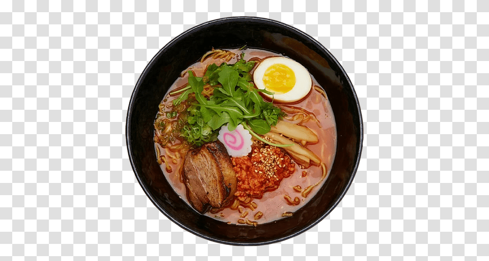 Ramen Kuu New York City Bowl, Egg, Food, Dish, Meal Transparent Png