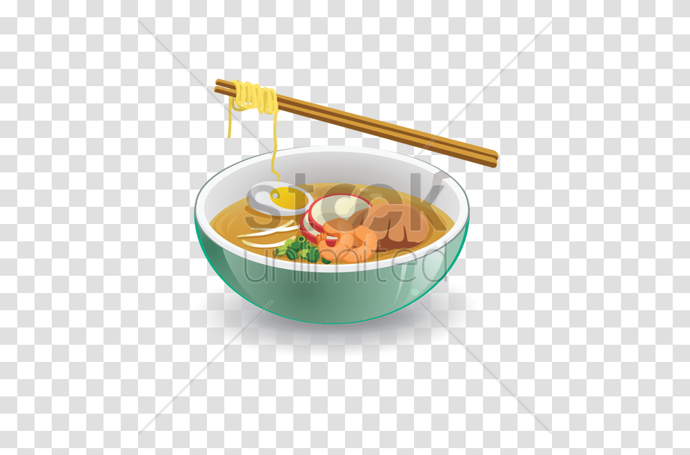 Ramen Noodles Vector Image, Bowl, Dish, Meal, Food Transparent Png