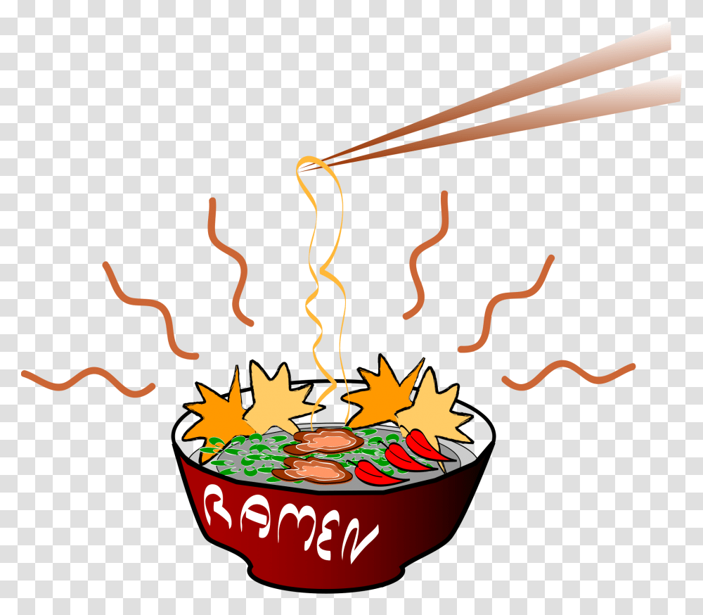 Ramen, Bowl, Fire, Diwali Transparent Png