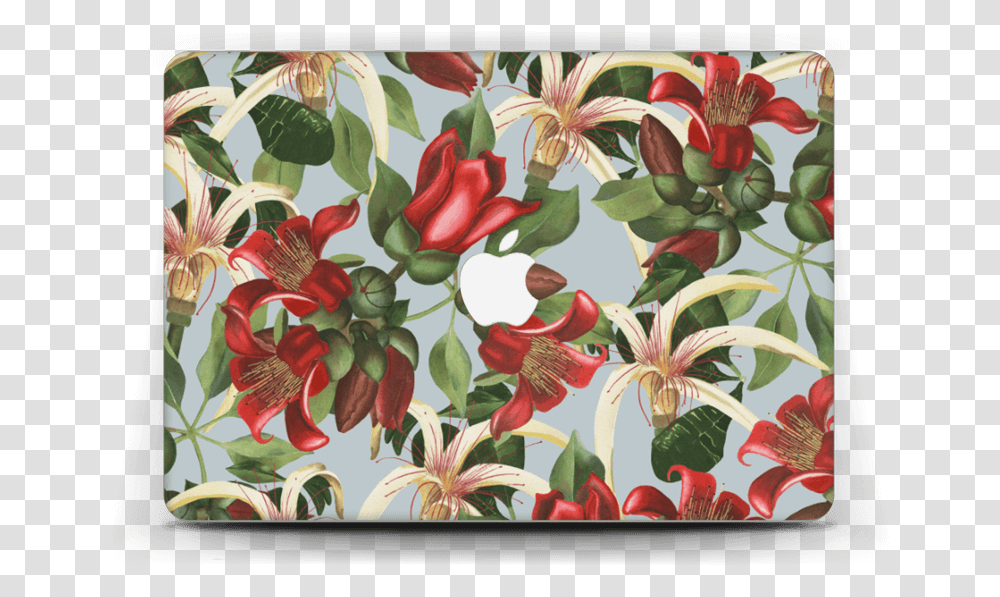 Ramo De Flores Vinilo Macbook Air, Floral Design, Pattern Transparent Png