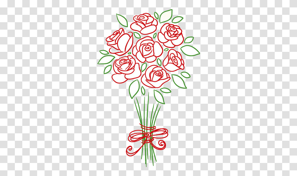 Ramo Flores Dibujo Boceto Illustration, Plant, Flower, Blossom Transparent Png