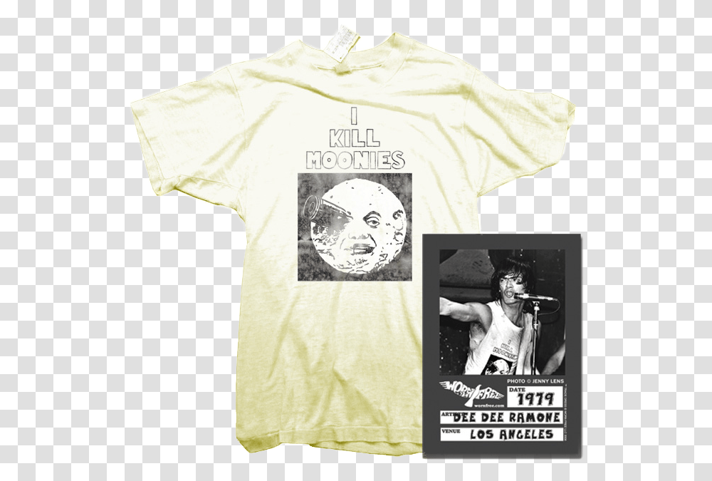 Ramones Dee Dee Ramone T Shirt, Apparel, Person, Human Transparent Png