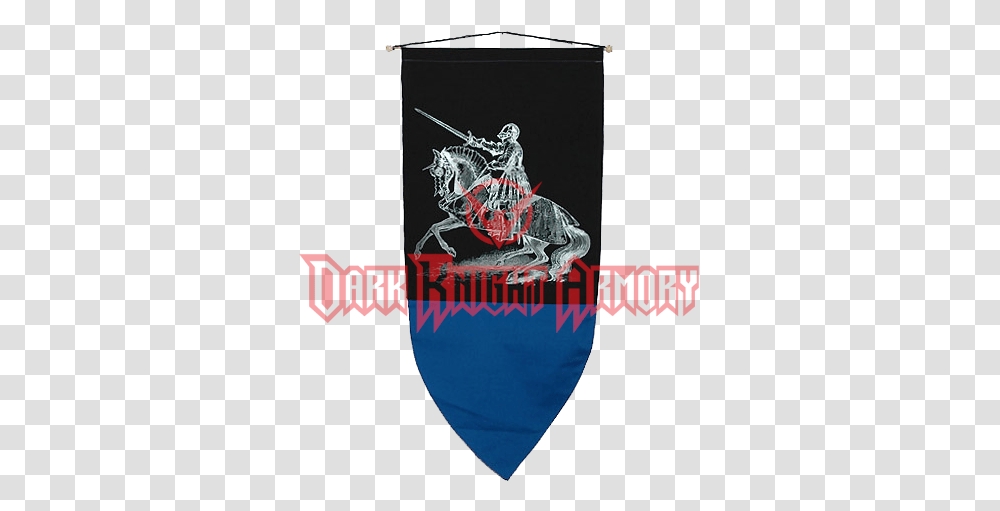 Rampant Knight Banner, Plectrum Transparent Png