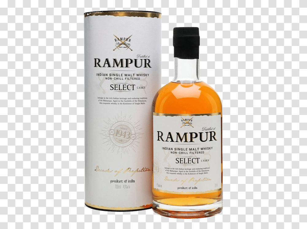Rampur Indian Single Malt Whisky Rampur Single Malt Whisky, Liquor, Alcohol, Beverage, Drink Transparent Png