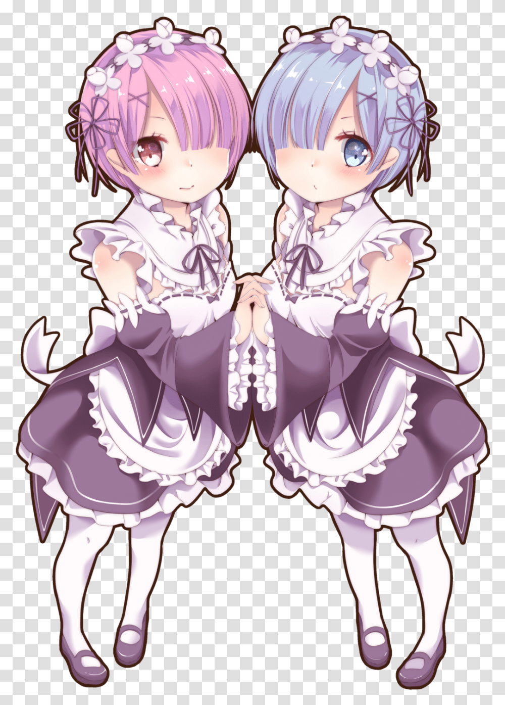 Ramrem Ramuremu Re Rem Cosplay Pattern, Doll, Toy, Manga, Comics Transparent Png