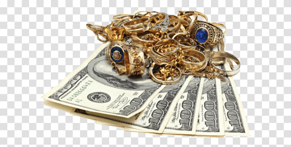 Rancho Gold And Jewelry, Money, Wristwatch, Dollar, Accessories Transparent Png