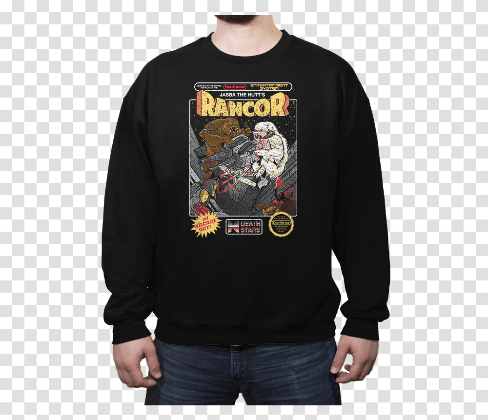 Rancor Crew Neck Rancor Star Wars Shirt, Clothing, Apparel, Sleeve, Long Sleeve Transparent Png