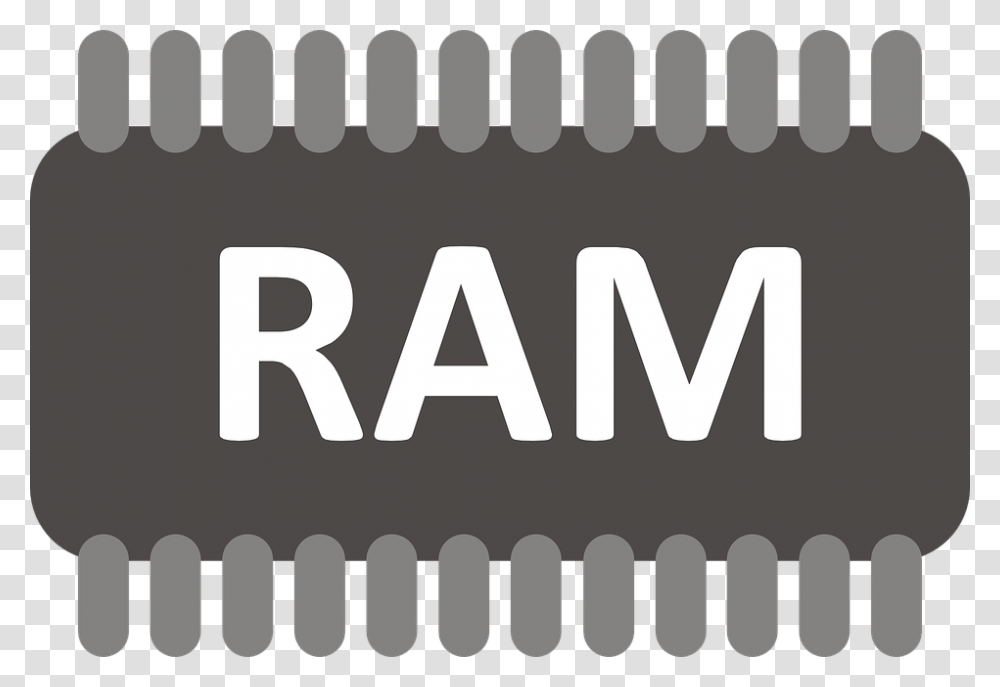Random Access Memory Logo, Postage Stamp, Word, Electronics Transparent Png