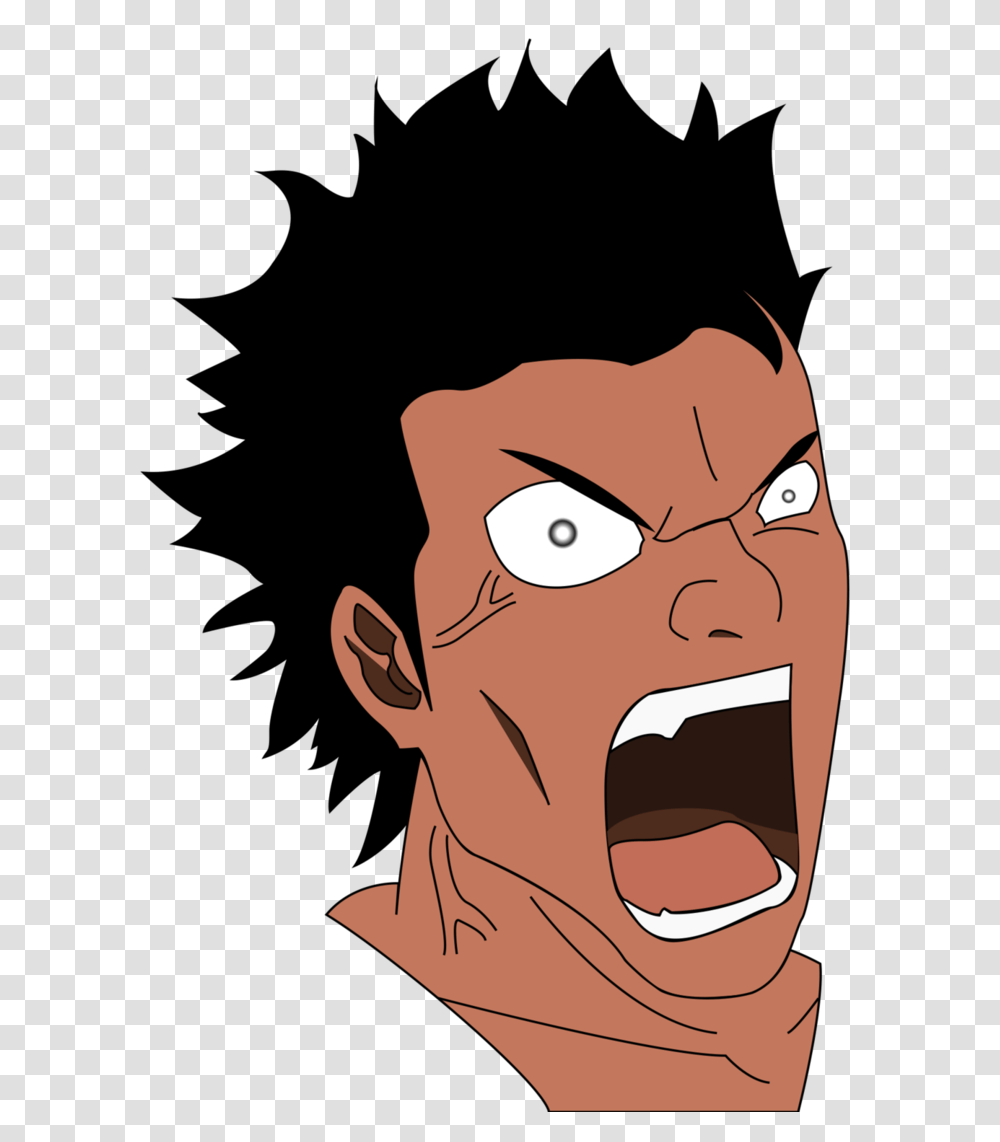 Random Angry Black Guy, Head, Mouth, Lip, Tongue Transparent Png