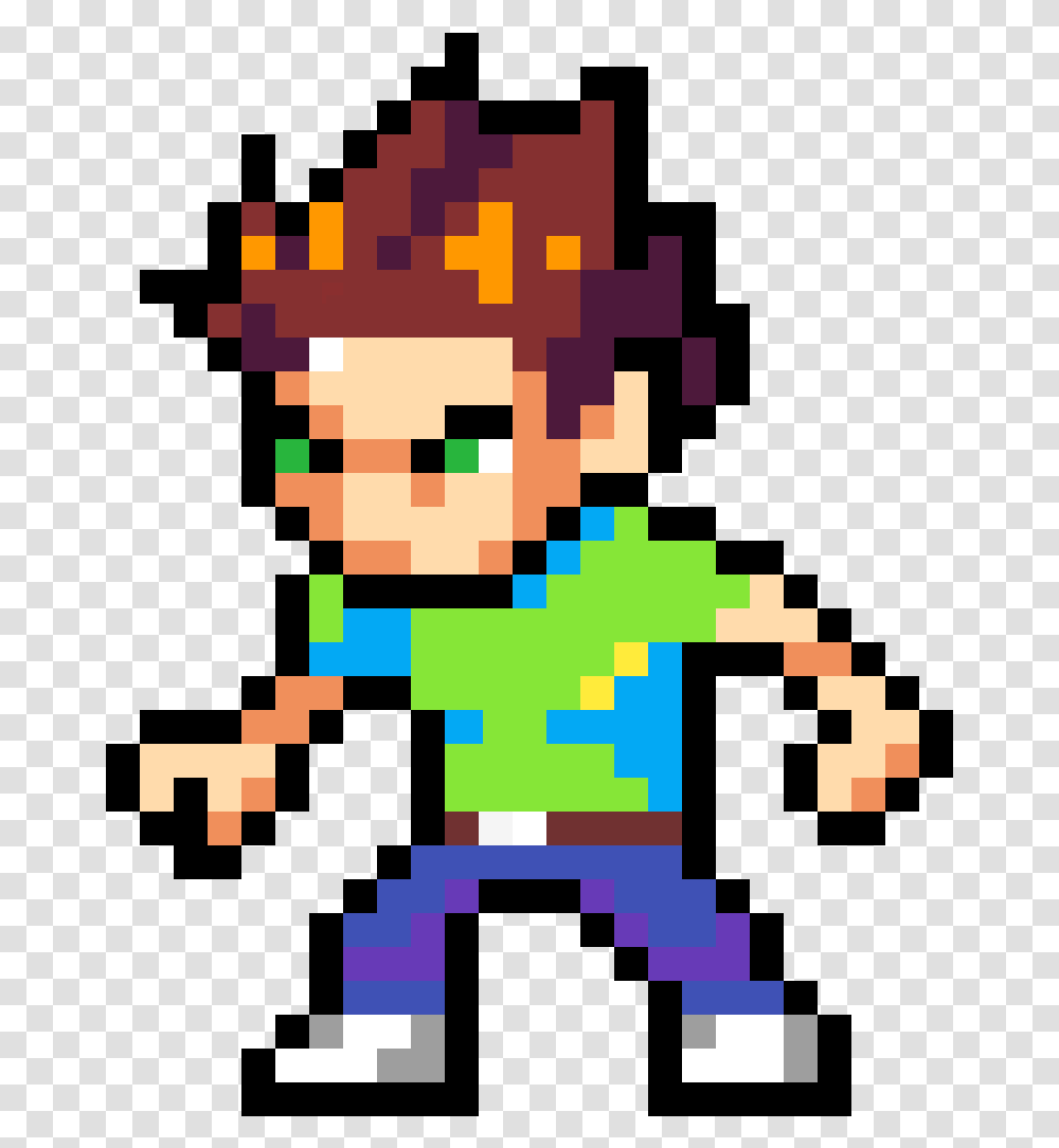 Random Guy Game Character Pixel, Urban, Rug, Super Mario, Pac Man Transparent Png