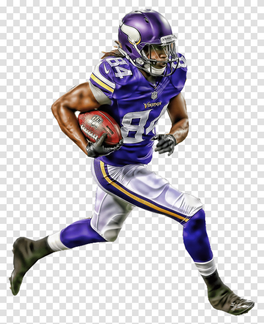 Randy Moss Vikings Picture American Football Players, Clothing, Apparel, Helmet, Person Transparent Png