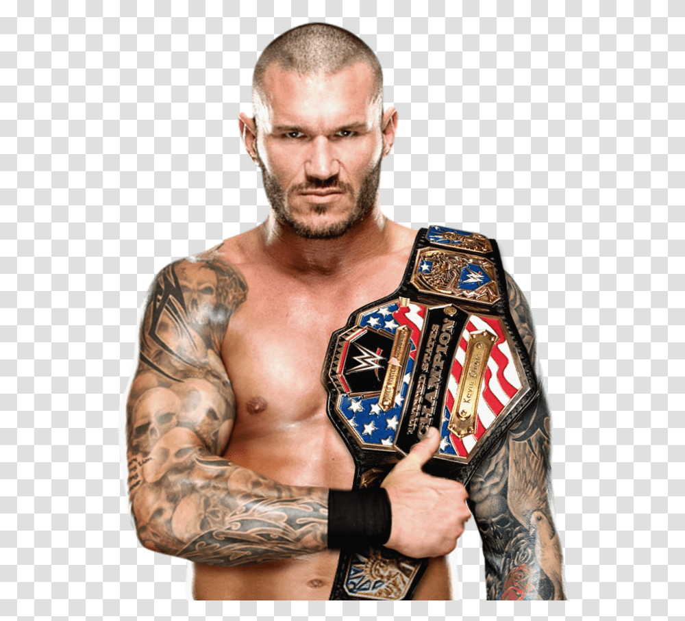 Randy Orton Background Image Randy Orton United States Championship, Skin, Person, Human, Tattoo Transparent Png