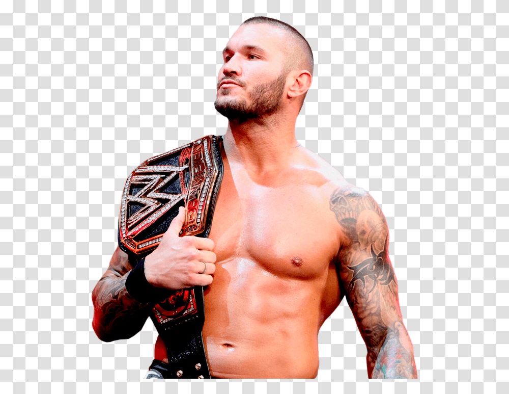Randy Orton Icon Image Navel, Skin, Person, Human, Tattoo Transparent Png
