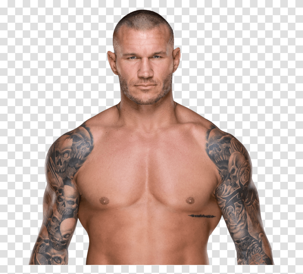 Randy Orton, Skin, Person, Human, Tattoo Transparent Png