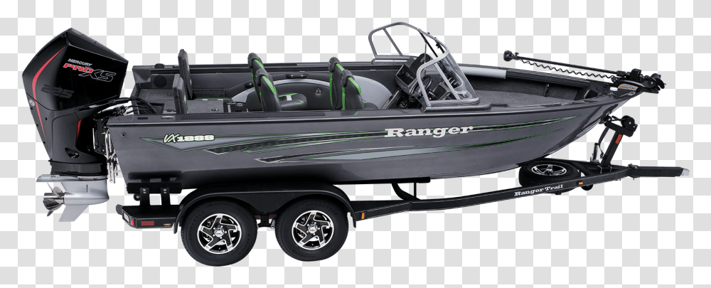 Ranger Aluminum Deep V Fishing Boat Rigid Hulled Inflatable Boat, Car, Vehicle, Transportation, Wheel Transparent Png