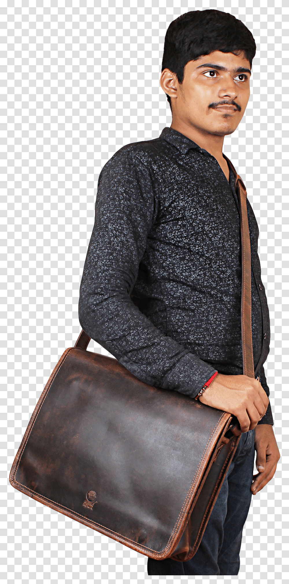 Ranger Buffalo Leather Messenger Bag Crossbody Laptop, Sleeve, Apparel, Handbag Transparent Png