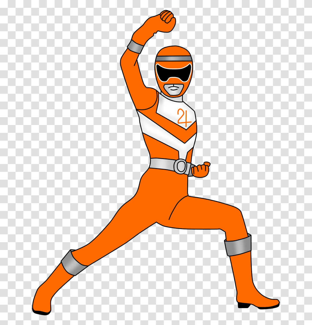 Ranger Clipart Real Orange Power Ranger, Person, People, Costume, Photography Transparent Png