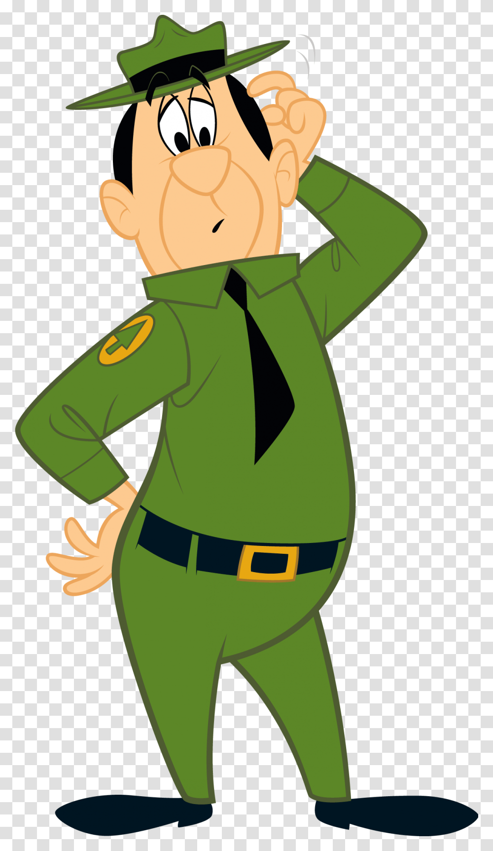 Ranger Smith Policies Yogi Bear Ranger, Green, Sleeve, Elf Transparent Png