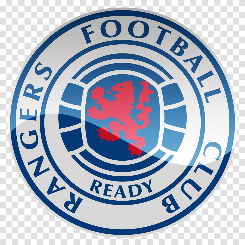 Rangers Fc Hd Logo Football Logos Circle, Symbol, Trademark, Rug, Emblem Transparent Png