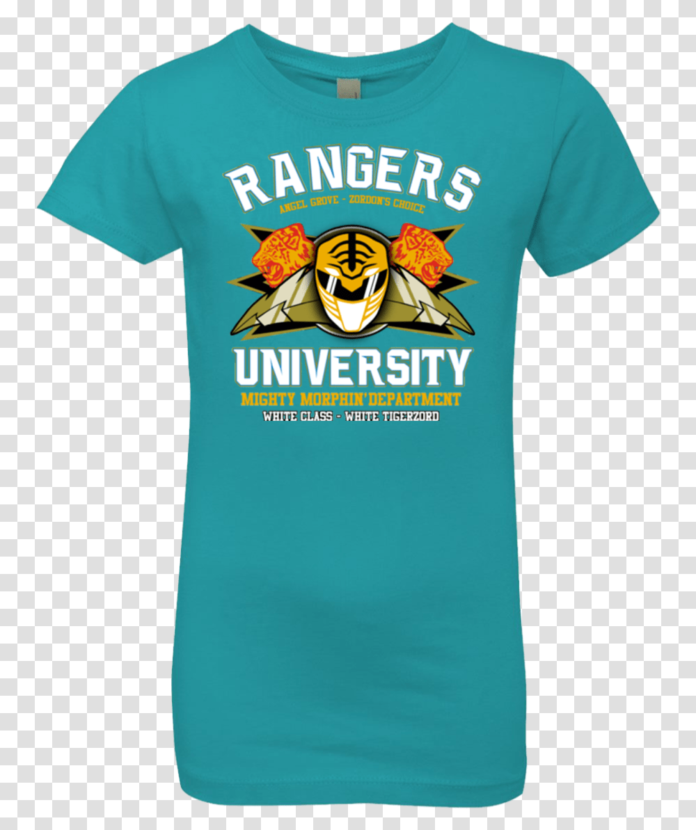Rangers U White Ranger Girls Premium T Shirt 911 Never Forget T Shirt, Apparel, T-Shirt, Plant Transparent Png