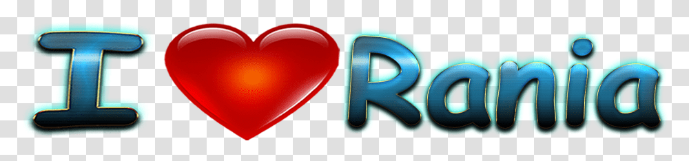 Rania Love Name Heart Design Luke Name, Ball, Balloon Transparent Png