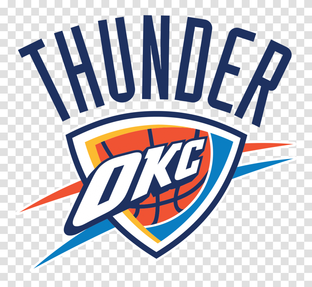 Ranking The Best And Worst Nba Logos Oklahoma City Thunder Logo, Symbol, Trademark, Emblem, Text Transparent Png
