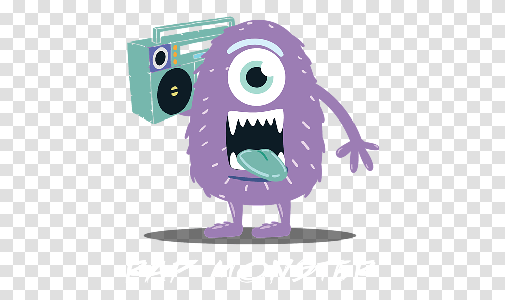 Rap Monster Cartoon Cute Halloween Boombox Dark Weekender Tote Bag Cartoon, Poster, Advertisement, Graphics, Toy Transparent Png