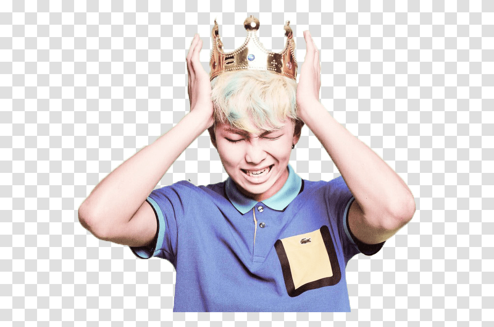 Rap Monster With Crown, Person, Human, Accessories, Accessory Transparent Png