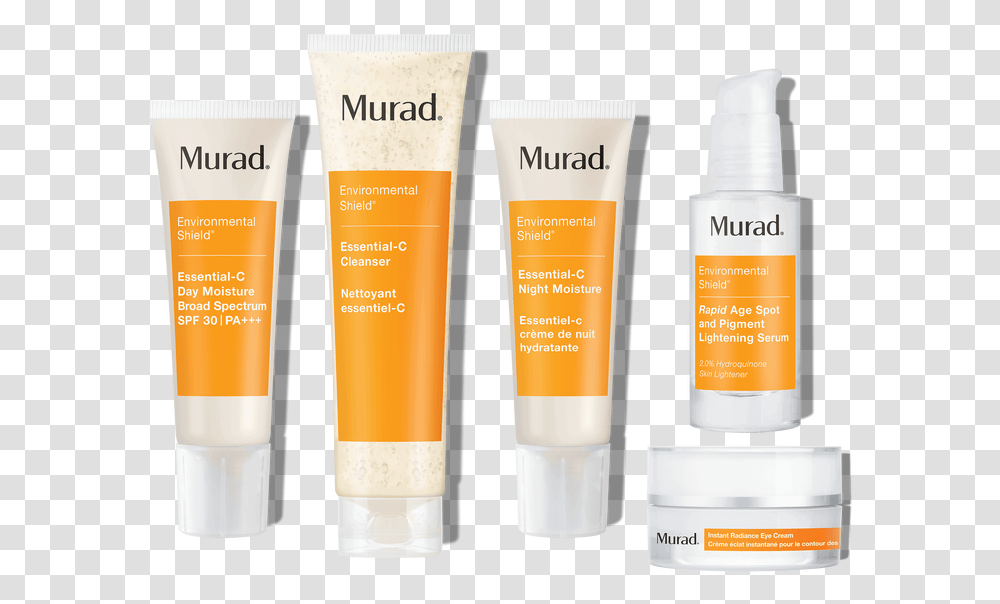 Rapid Lightening 90 Day Best Seller Kit Murad Lightening Kit, Sunscreen, Cosmetics, Bottle, Book Transparent Png