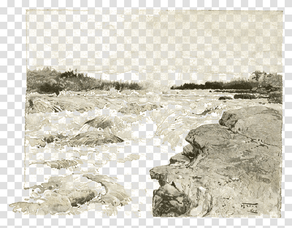 Rapids Above The Grand Falls Shore, Ground, Soil, Rug, Land Transparent Png