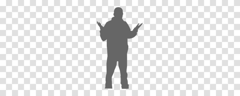 Rapper Person, Silhouette, Sleeve Transparent Png