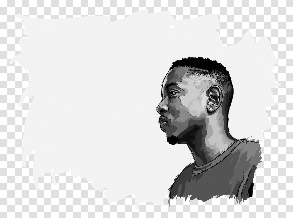 Rapper Drawings Image With No Rapper Drawings, Person, Art, Head, Face Transparent Png