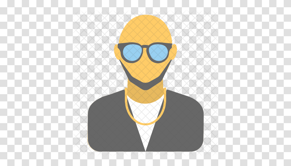 Rapper Icon Illustration, Clothing, Accessories, Person, Tie Transparent Png
