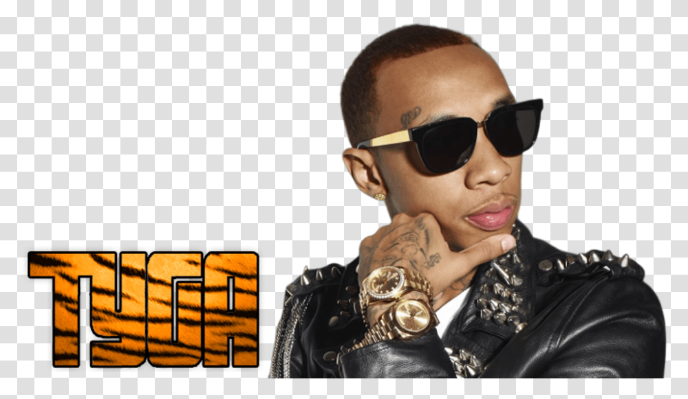Rappers Wearing Two Watches, Skin, Sunglasses, Accessories, Person Transparent Png