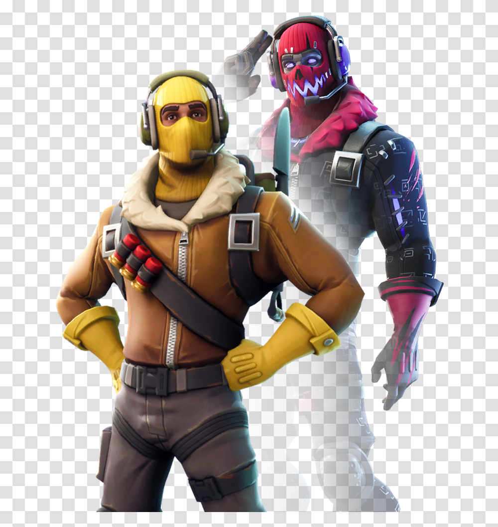 Raptor Fortnite, Helmet, Apparel, Person Transparent Png