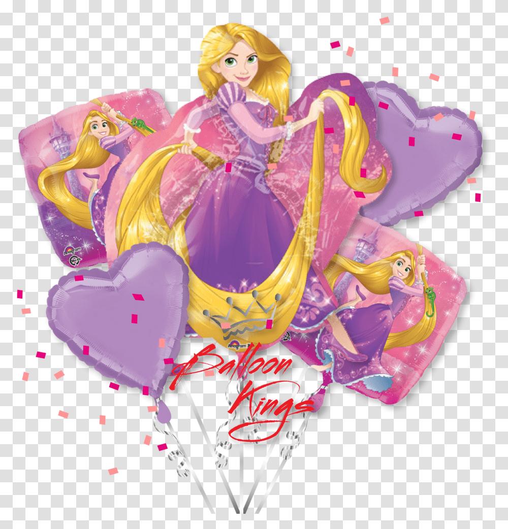 Rapunzel Bouquet, Balloon, Graphics, Art, Pattern Transparent Png