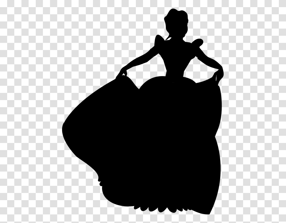 Rapunzel Clipart Disney Princess Silhouette, Gray, World Of Warcraft Transparent Png