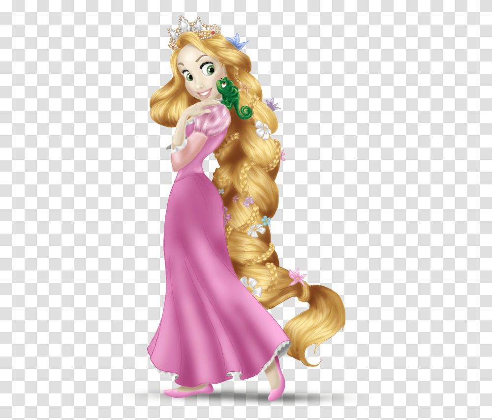 Rapunzel Con Camaleon Rapunzel Clipart, Doll, Toy, Figurine, Barbie Transparent Png